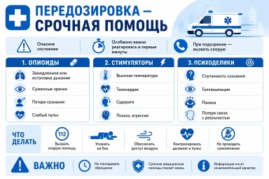 Помощь при передозировке в Радужном