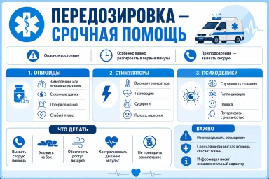 Помощь при передозировке в Радужном