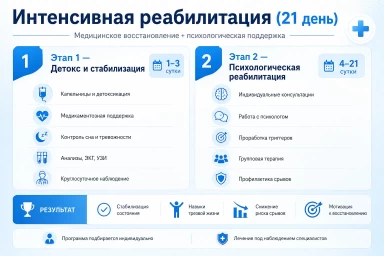 Реабилитация за 21 день в Радужном